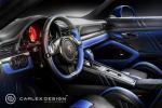 Porsche 911 Blue Electric by Carlex Design 2014 года